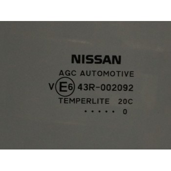 Recambio de luna trasera izquierda para nissan qashqai (j11) 1.5 dci cat referencia OEM IAM   