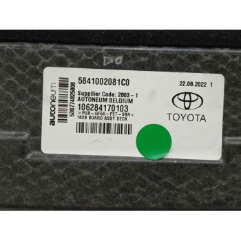 Recambio de alfombra maletero para toyota corolla station wagon (e21) 2.0 hybrid referencia OEM IAM 5841002081  