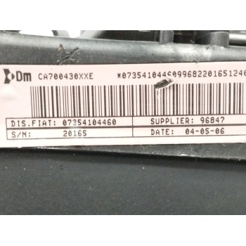 Recambio de airbag delantero izquierdo para fiat grande punto (199) 1.3 16v jtd cat referencia OEM IAM 07354104460  