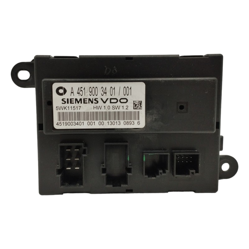 Recambio de modulo electronico para smart fortwo coupé (451) 1.0 (451.331, 451.380) referencia OEM IAM A4519003401 5WK11517 