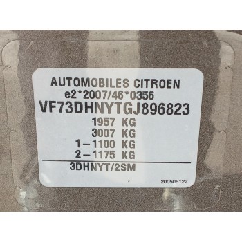 Recambio de carroceria corte para citroën c4 picasso 1.2 12v e-thp referencia OEM IAM   