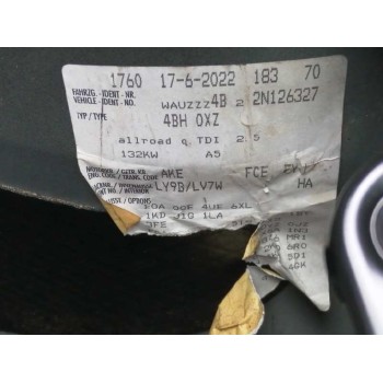 audi allroad quattro (4b5) del año 2002