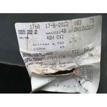 audi allroad quattro (4b5) del año 2002