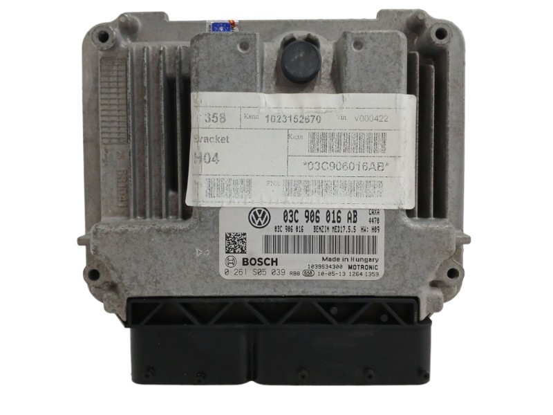 Recambio de centralita motor uce para volkswagen eos (1f7) 1.4 16v tsi referencia OEM IAM 03C906016AB 0261S05039 