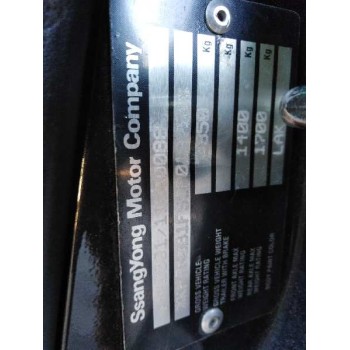 ssangyong rodius del año 2005