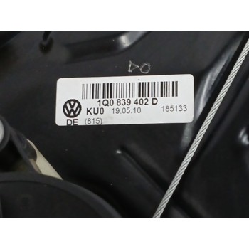 Recambio de elevalunas trasero derecho para volkswagen eos (1f7) 1.4 16v tsi referencia OEM IAM 1Q0839402D 1Q0959812B 