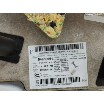 Recambio de guarnecido puerta trasera derecha para bmw serie 4 cabrio (f33) 2.0 referencia OEM IAM  NEGRO 