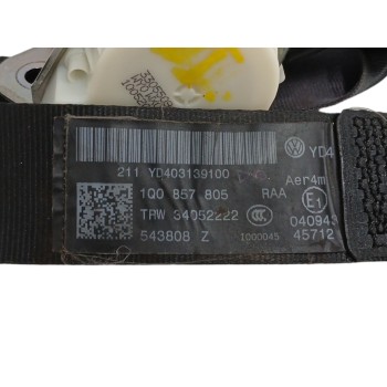 Recambio de cinturon seguridad trasero izquierdo para volkswagen eos (1f7) 1.4 16v tsi referencia OEM IAM 1Q0857805  