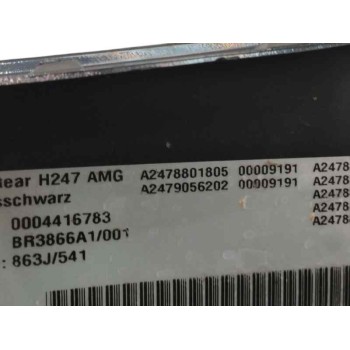 Recambio de paragolpes trasero para mercedes-benz gla (h247) gla 200 d (247.712) referencia OEM IAM A2478801805 A2479056202 