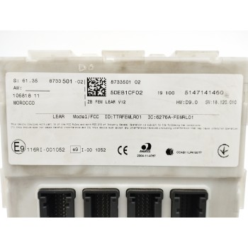 Recambio de caja reles / fusibles para bmw serie 4 cabrio (f33) 2.0 referencia OEM IAM 61358733501  
