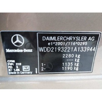 mercedes-benz cls (c219) del año 2008