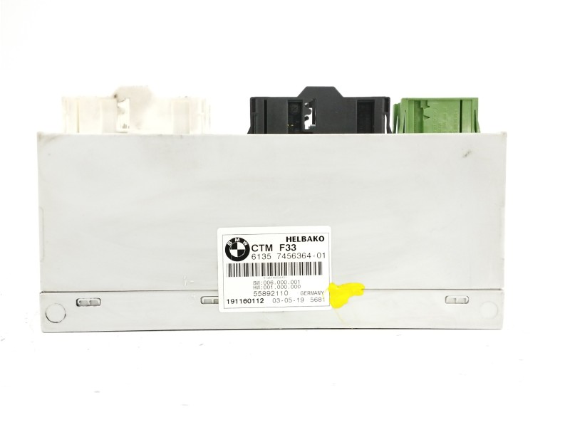Recambio de modulo electronico para bmw serie 4 cabrio (f33) 2.0 referencia OEM IAM 61357456364 Recambio de modulo electronico para bmw serie 4 cabrio (f33) 2.0 referencia OEM IAM 61357456364