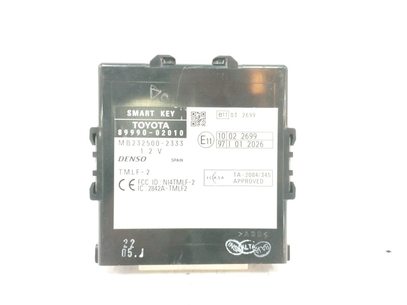 Recambio de modulo electronico para toyota auris 2.2 d-cat referencia OEM IAM 8999002010 MB2325002333 