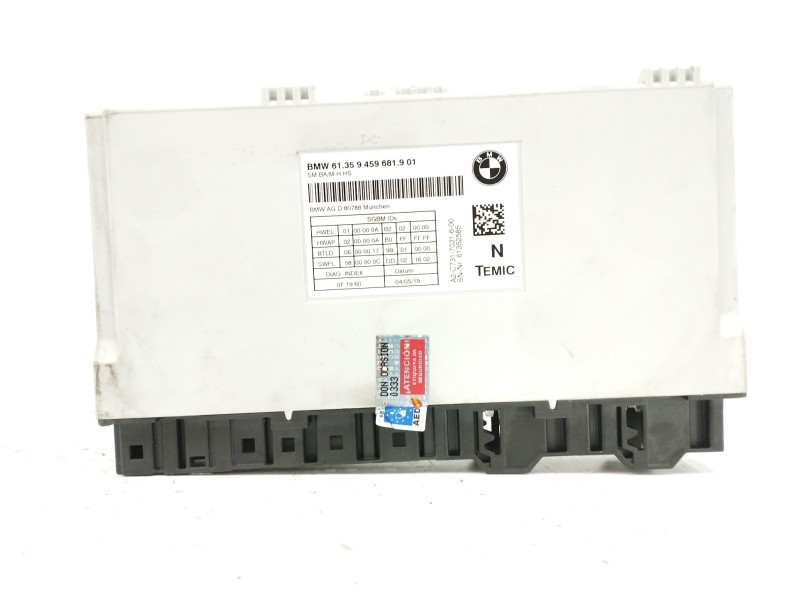 Recambio de modulo electronico para bmw serie 4 cabrio (f33) 2.0 referencia OEM IAM 61359459681 Recambio de modulo electronico para bmw serie 4 cabrio (f33) 2.0 referencia OEM IAM 61359459681