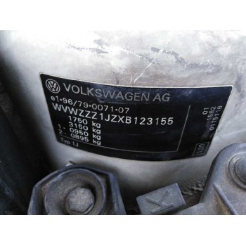 volkswagen golf iv berlina (1j1) del año 1999