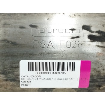 Recambio de catalizador para citroën c4 picasso 1.6 blue-hdi fap referencia OEM IAM F026  