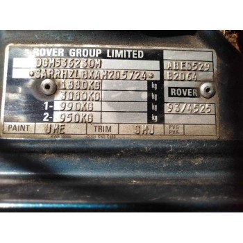 mg serie 600 (rh) del año 1995