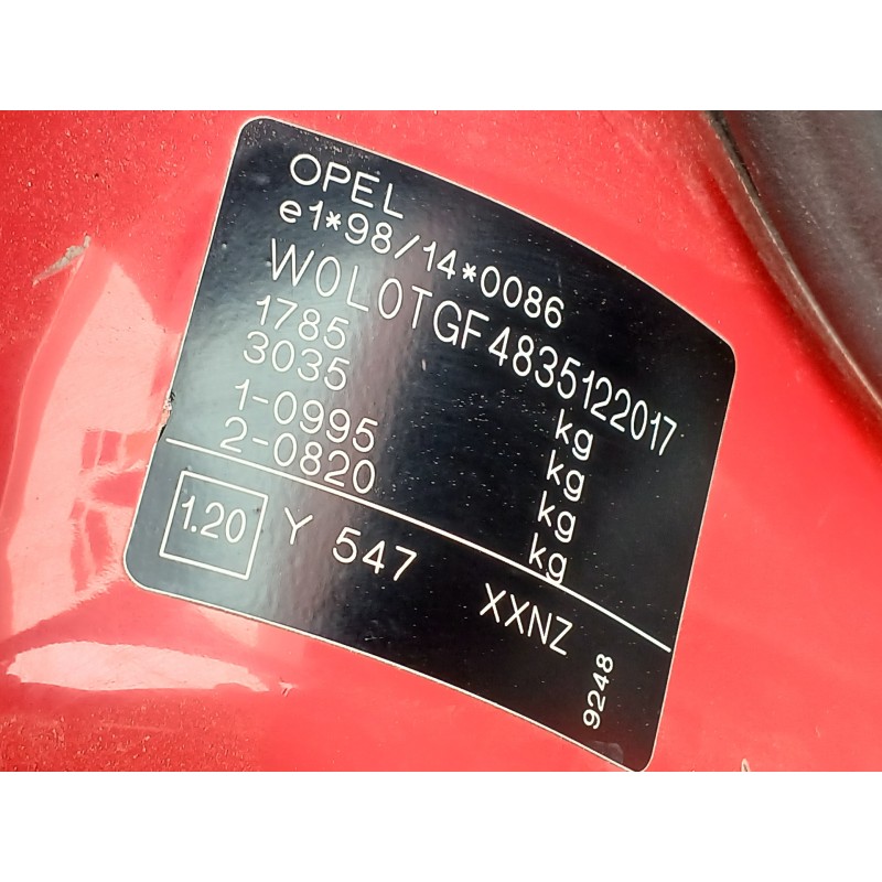 OPEL ASTRA G Hatchback (T98) 2003
