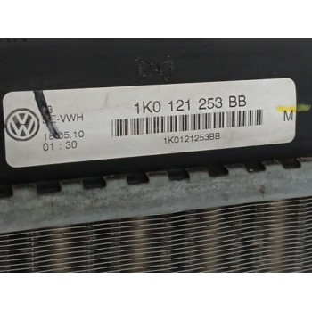 Recambio de radiador agua para volkswagen eos (1f7) 1.4 16v tsi referencia OEM IAM 1K0121253BB  