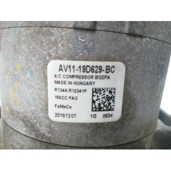 Recambio de compresor aire acondicionado para ford fiesta (ccn) 1.25 16v cat referencia OEM IAM AV1119D629BC  