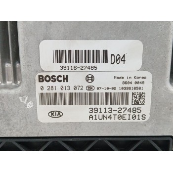 Recambio de centralita motor uce para kia carens iii monospace (un) 2.0 crdi 140 referencia OEM IAM 3911327485  0281013072