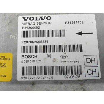 Recambio de centralita airbag para volvo v70 familiar 2.4 diesel cat referencia OEM IAM P31264402 0285010372 