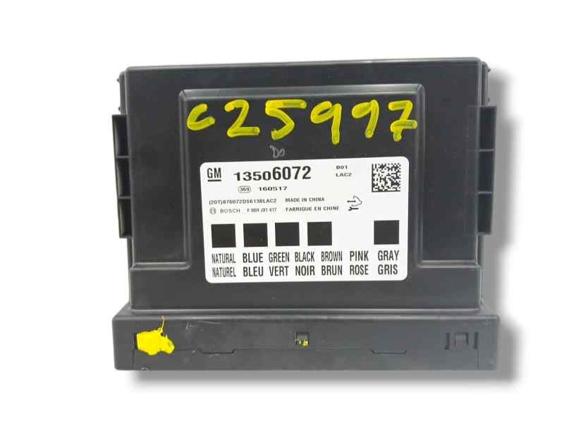 Recambio de modulo electronico para opel corsa e 1.4 referencia OEM IAM 13506072 Recambio de modulo electronico para opel corsa e 1.4 referencia OEM IAM 13506072