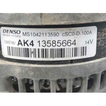Recambio de alternador para opel corsa e 1.4 referencia OEM IAM 13585664 100A MS1042113590