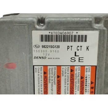 Recambio de centralita airbag para subaru forester 2.0 diesel cat referencia OEM IAM 98221SG120  