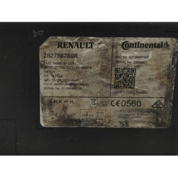 Recambio de modulo electronico para renault clio iv zen referencia OEM IAM 282756759R A2C95837407 