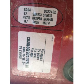 renault megane i fase 2 berlina (ba0) del año 1999