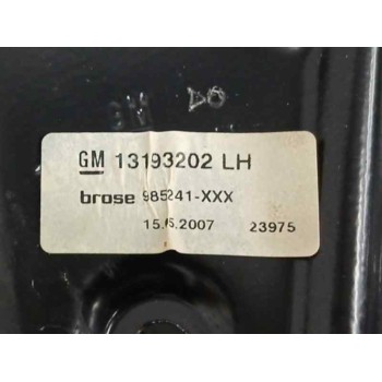 Recambio de elevalunas trasero izquierdo para opel astra twin top (2006 - 2012) 1.6 16v referencia OEM IAM 13193202 13193205 