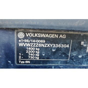 volkswagen polo berlina (6n1) del año 1999