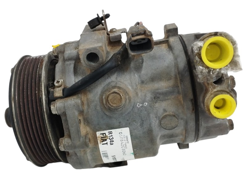 Recambio de compresor aire acondicionado para fiat fiorino 1.3 16v jtd cat referencia OEM IAM 51803075 SD6V12 