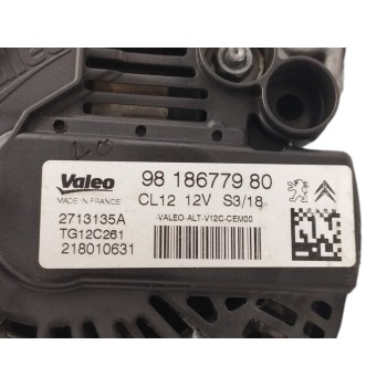 Recambio de alternador para citroën c4 picasso 1.2 12v e-thp referencia OEM IAM 9818677980 TG12C261 