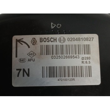 Recambio de servofreno para renault kangoo 1.5 dci diesel fap referencia OEM IAM 472100123R 0204810827 