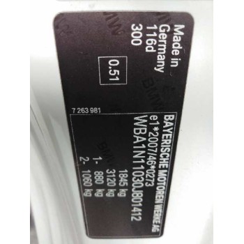 bmw serie 1 lim. (f21) del año 2013