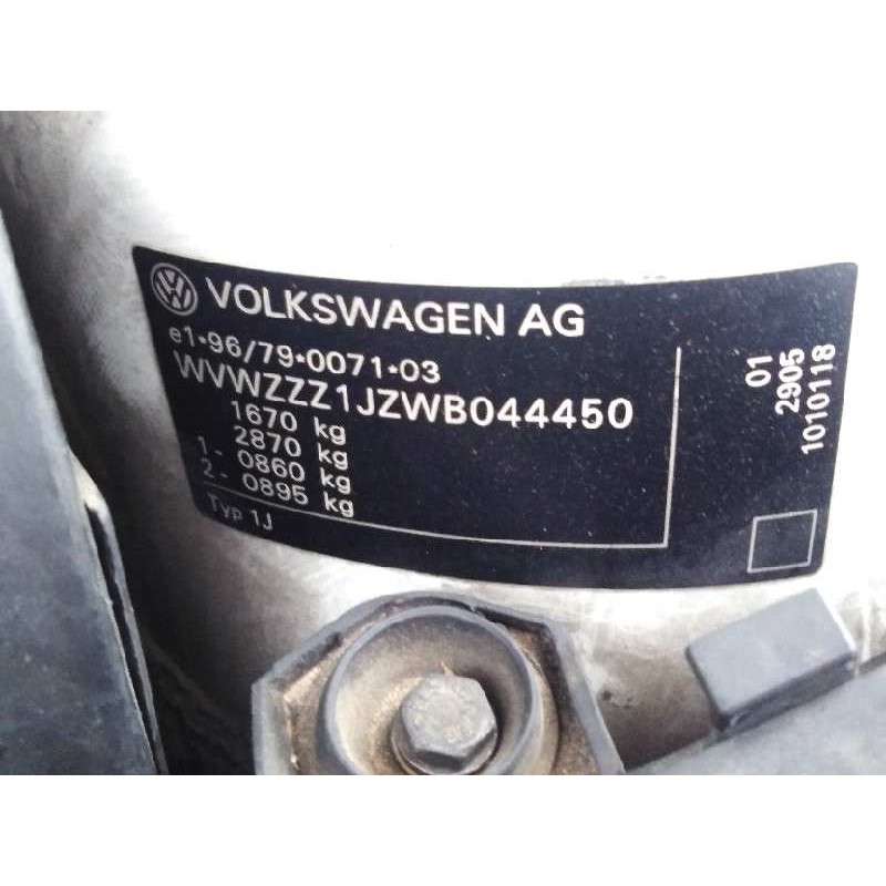 VOLKSWAGEN GOLF IV (1J1) 1998