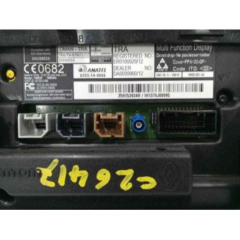 Recambio de pantalla multifuncion para renault captur i ( j5 h5 ) 1.5 dci 110 referencia OEM IAM 259153934R  