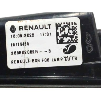 Recambio de piloto trasero izquierdo paragolpes para renault megane e-tech suv ev40 (bnj2) referencia OEM IAM 265802052R  