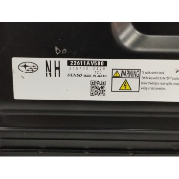 Recambio de centralita motor uce para subaru forester 2.0 diesel cat referencia OEM IAM 22611AV580 2757002420 