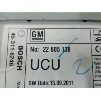 Recambio de sistema navegacion gps para opel astra j sports tourer excellence referencia OEM IAM 22805138 13360041 
