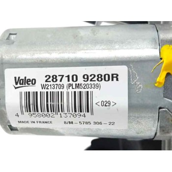 Recambio de motor limpia trasero para renault megane e-tech suv ev40 (bnj2) referencia OEM IAM 287109280R W213709 