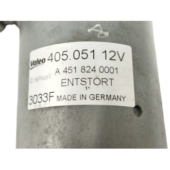 Recambio de motor limpia delantero para smart fortwo coupé (451) 1.0 (451.331, 451.380) referencia OEM IAM A4518240001 405051 