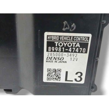 Recambio de modulo electronico para toyota prius 1.8 hybrid zvw50,zvw51,zvw50r referencia OEM IAM 8998147470 2850003492 
