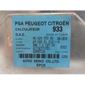 Recambio de modulo electronico para citroën c3 pluriel 1.4 referencia OEM IAM 9662993380 6900001212 