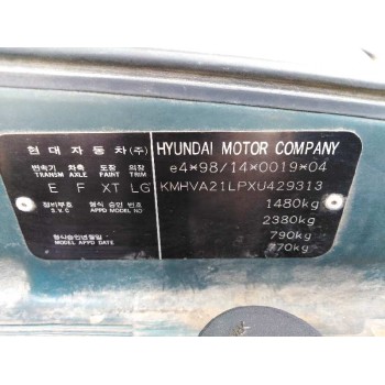 hyundai accent (lc) del año 2000