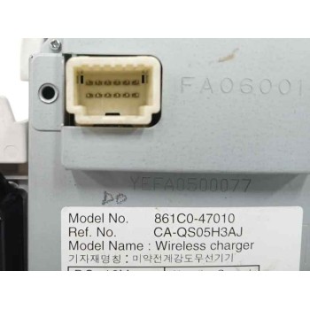 Recambio de modulo electronico para toyota prius 1.8 hybrid zvw50,zvw51,zvw50r referencia OEM IAM 861C047010 CARGA INALAMBRICA 