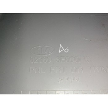 Recambio de guarnecido puerta delantera derecha para kia sorento 2.5 crdi cat referencia OEM IAM 823603E000 NEGRO 