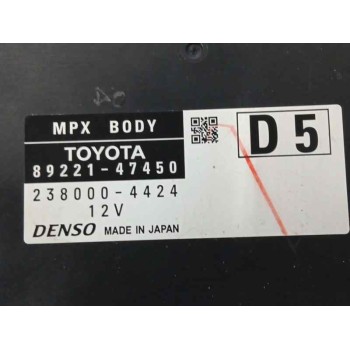 Recambio de modulo electronico para toyota prius 1.8 hybrid zvw50,zvw51,zvw50r referencia OEM IAM 8922147450 2380004424 